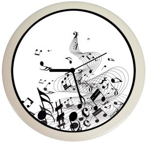 Часы "Музыка" ― SHITSHOP - Культовый магазин нестандартных подарков