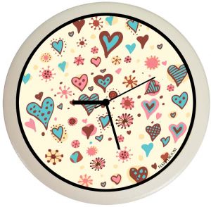 Часы "Сердечки" ― SHITSHOP - Культовый магазин нестандартных подарков