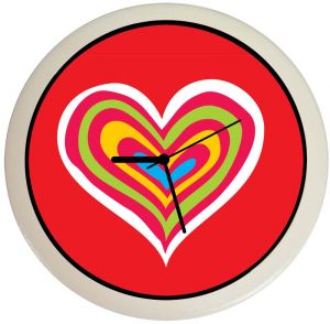 Часы "Сердце Арт" ― SHITSHOP - Культовый магазин нестандартных подарков