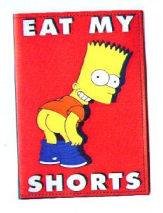  Обложка для паспорта "Барт" ― SHITSHOP - Культовый магазин нестандартных подарков